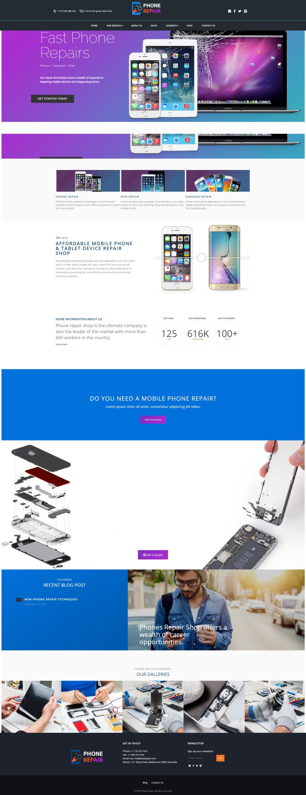 Handy Reparatur Wuerzburg Web Design