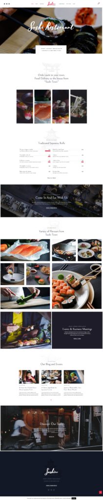 Sushi Resturant Wuerzburg Web Design