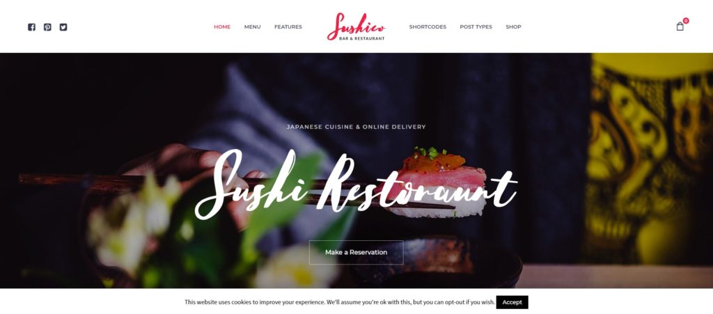 Sushi Resturant Wuerzburg Web Design